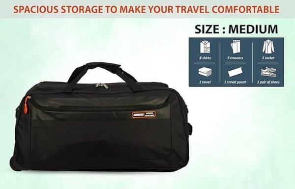 American Tourister Polyester Travel Wheel Duffle - Image 5